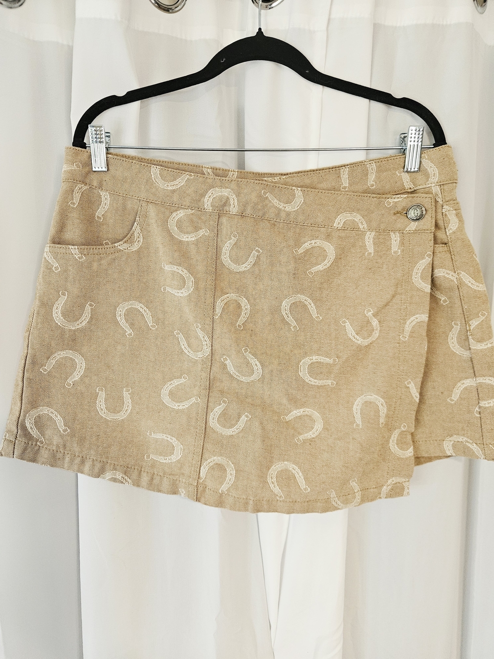Rockin C Horseshoe Print Skort – NWT Size XL